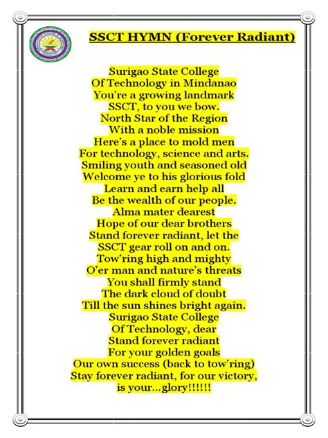 SSCT Hymn .